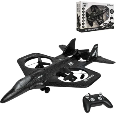 RC drone straaljager zwart 36 cm