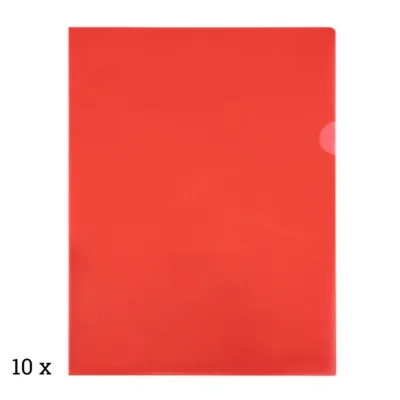 Zichtmap L-model blauw A4 10 stuks