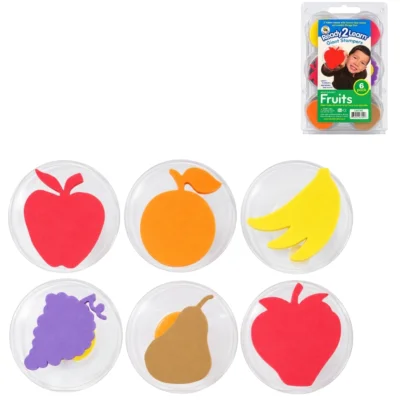 Stempel Fruit 7,5 cm set van 6