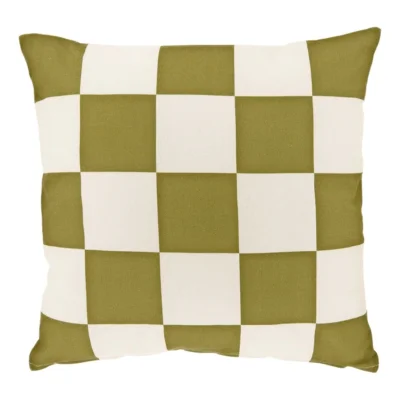 Unique Living kussen Zayn moss green 45 x 45 cm