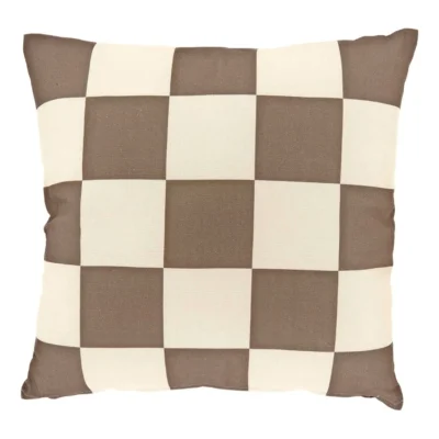 Unique Living Kissen Zayn taupe 45 x 45 cm