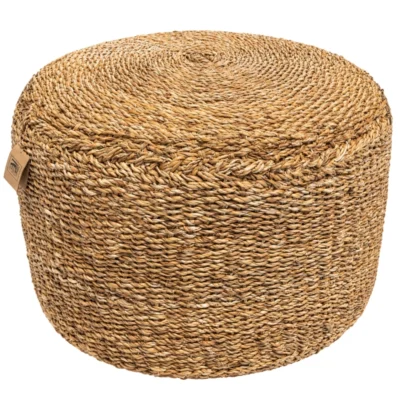 Poef zeegras bruin 57 cm