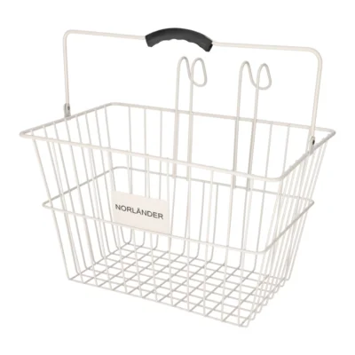 Norländer Fahrradkorb abnehmbar grau 39,5 cm
