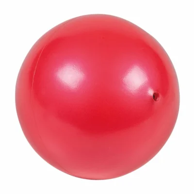 Turn en gymnastiek bal vinyl PVC rood 18 cm