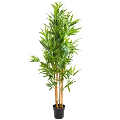 Everlands Kunstpflanze Bambus im Topf 140 cm