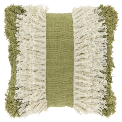 Unique Living kussen Ziggy moss green 45 x 45 cm