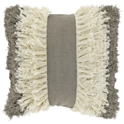 Unique Living kussen Ziggy taupe 45 x 45 cm