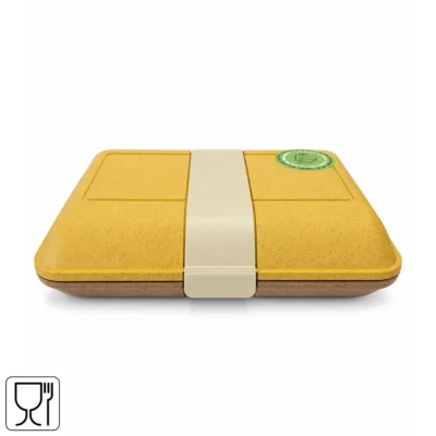 Vibers lunchbox geel 21 cm