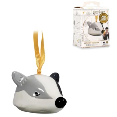 Harry Potter kersthanger Huffelpuf keramiek 6,5 cm