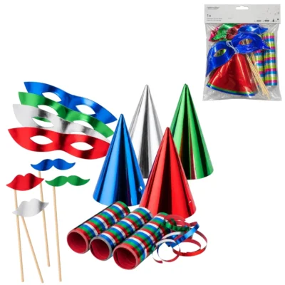 Party set metallic 20 stuks VE25