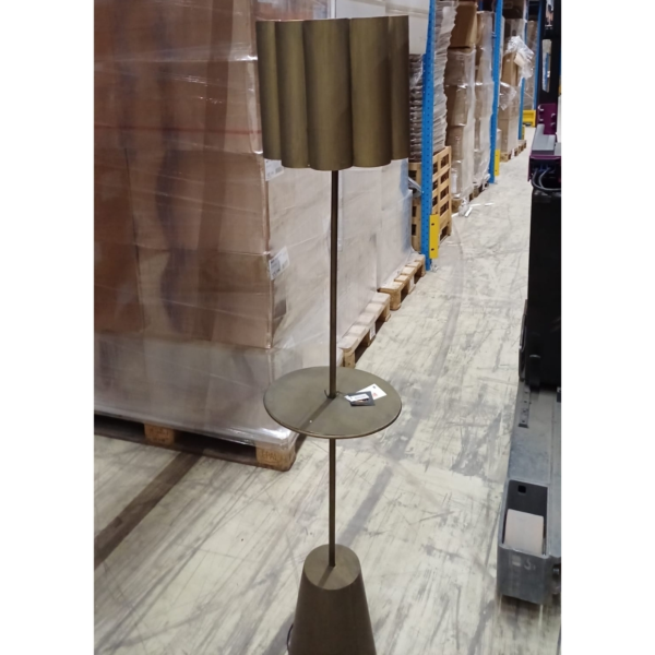 PTMD vloerlamp Dester EU-stekker goudkleurig 165 cm B-keus