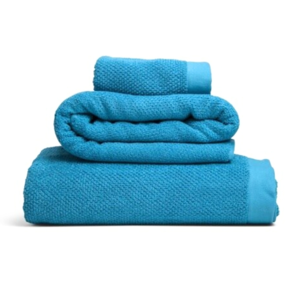 Kosta Linnewärfi handdoeken turquoise set van 4