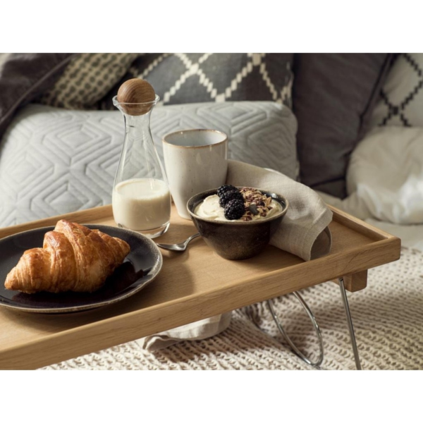 Sagaform Oval Oak bedtafel inklapbaar 50 cm