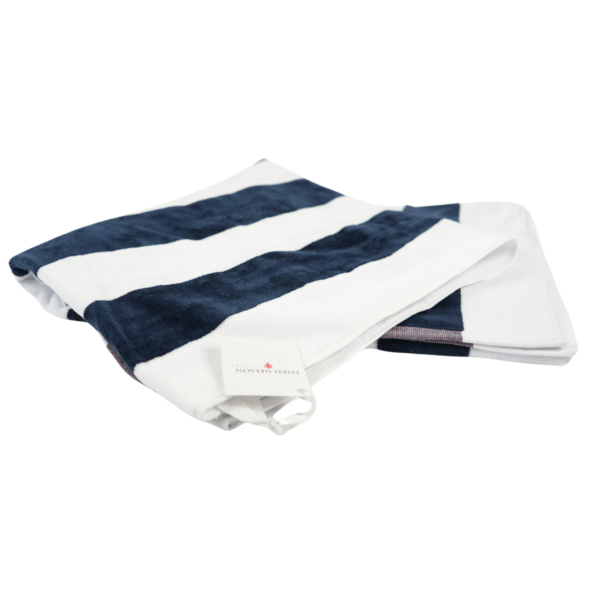 Lord Nelson badhanddoek wit/blauw/rood 80 x 160 cm