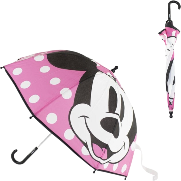 Kinderregenschirm Minnie Mouse rosa 70 cm