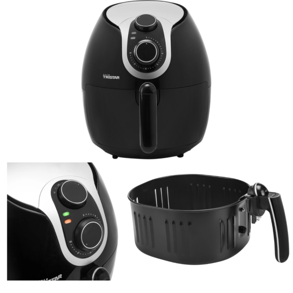 Tristar Heißluftfritteuse XXL EU-Stecker 5,2 L 1800W