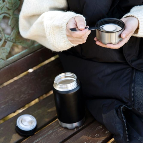 Sagaform thermosfles zwart 600 ml