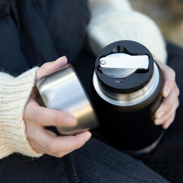 Sagaform thermosfles zwart 600 ml