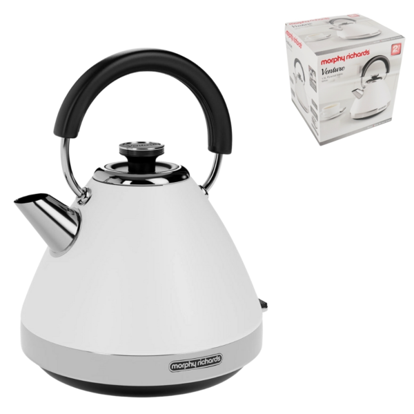 Morphy Richards waterkoker wit EU stekker 1,5L