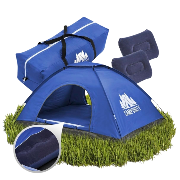 Campunity tent met geïntegreerd luchtbed 230 cm