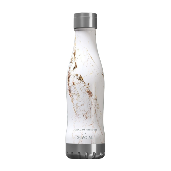 Ideal of Sweden X Glacial drinkfles RVS CaraGold 400 ml