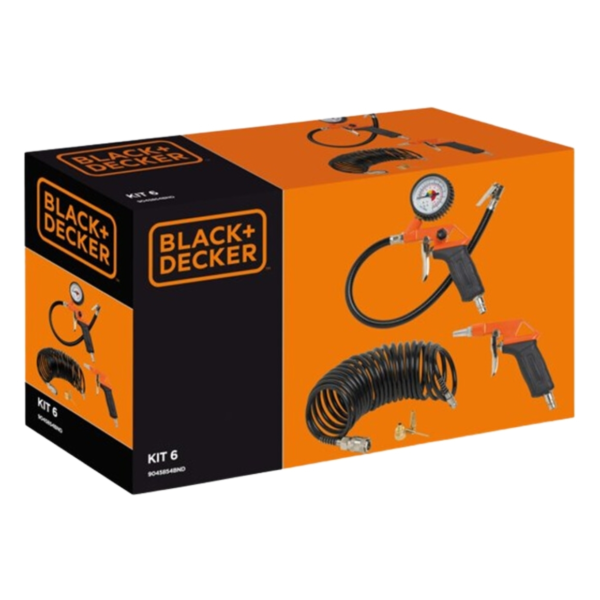 Black & Decker compressor kit set van 6