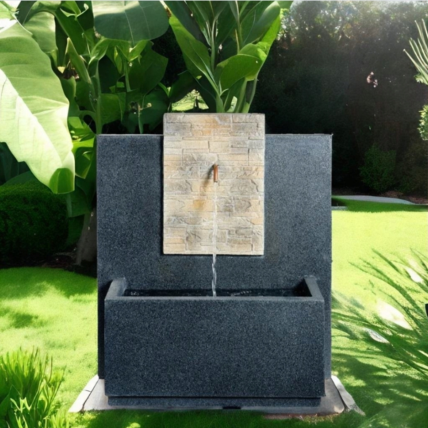 Fontein antraciet IP44 EU Stekker 82 cm