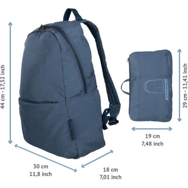 Tucano rugtas opvouwbaar blauw 20 L