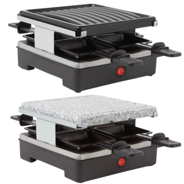 Gusta gourmetset Grill & Stone 4 personen EU stekker