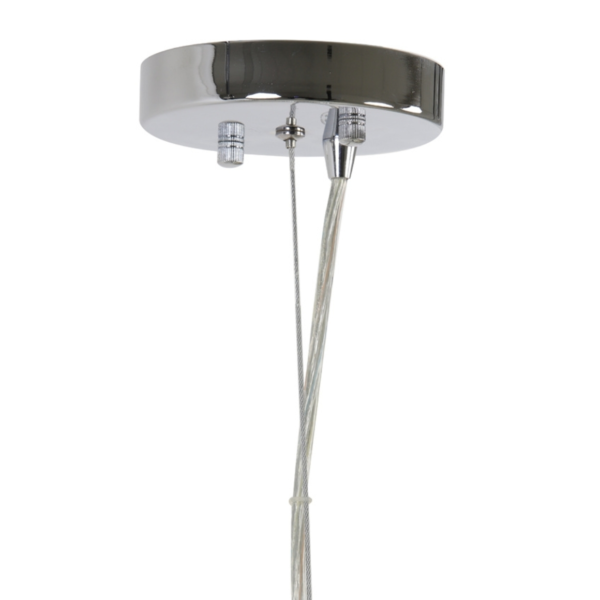 Light und Living Hängelampe Grayson chromfarbig 45 cm