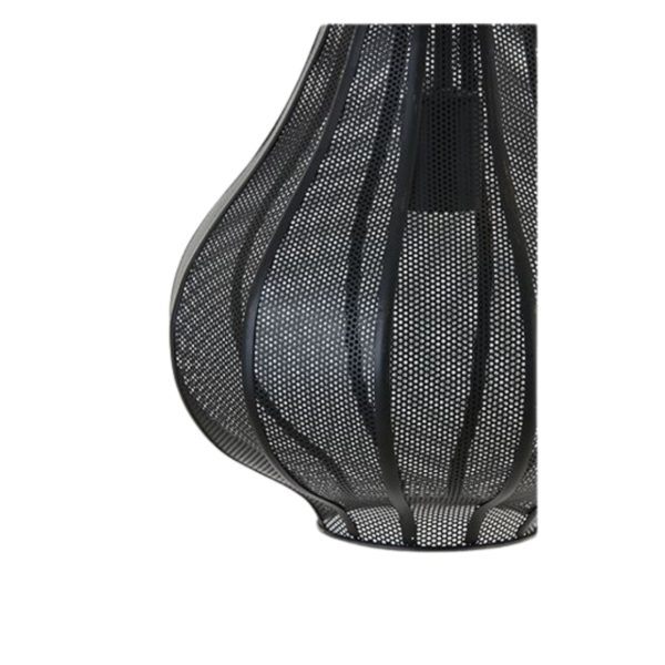 Light en Living hanglamp Micha mat zwart 30 cm