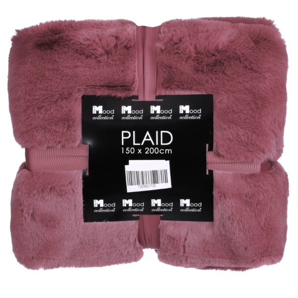 In the Mood collection plaid Gosse bordeaux 200 x 150 cm