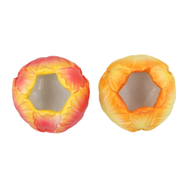 Vase Toulon Flamme 10 cm 2 sortiert