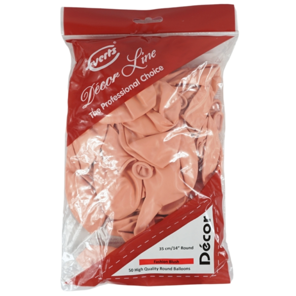 Everts ballonnen Decor Fashion Blush 35 cm 50 stuks