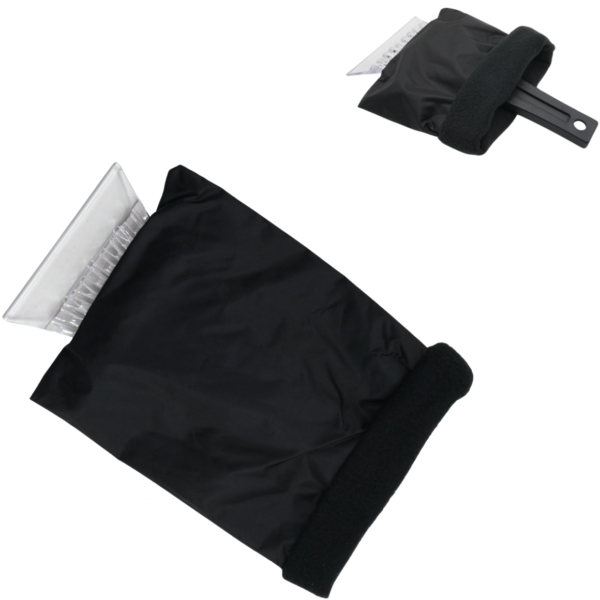 Eiskratzer mit Handschuh gefüttert schwarz 24 cm
