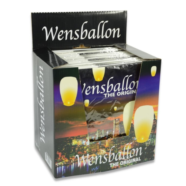 2013 Wensballon wit The Original 80 cm