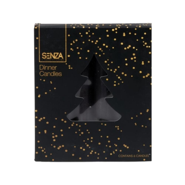 SENZA dinerkaarsen 15 cm set van 6