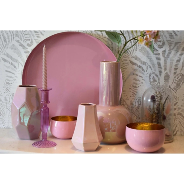 Dienblad Marrakech roze 33 cm