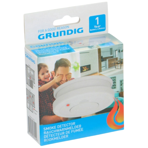 Grundig rookmelder optisch wit 10 cm B-keus