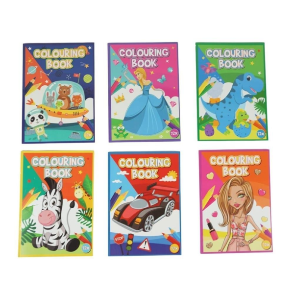 Kleurboek 72 paginas 29,5 cm assorti