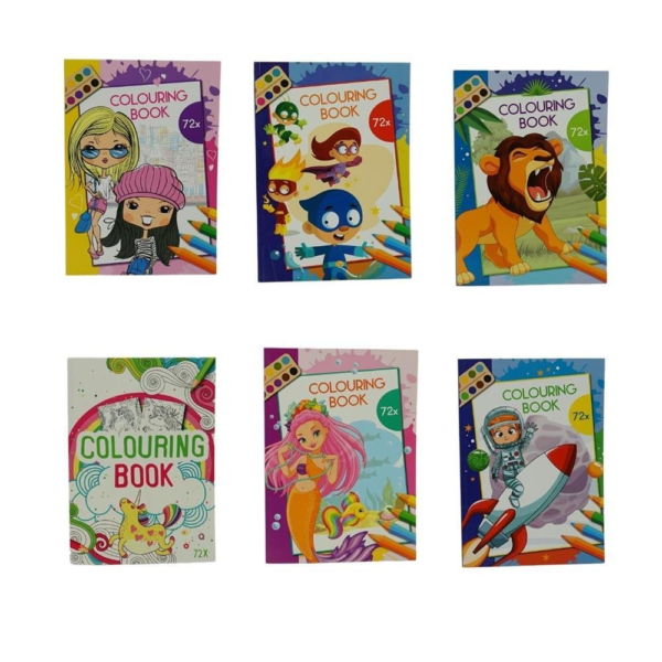 Kleurboek 72 paginas  29,5 cm assorti Lot A