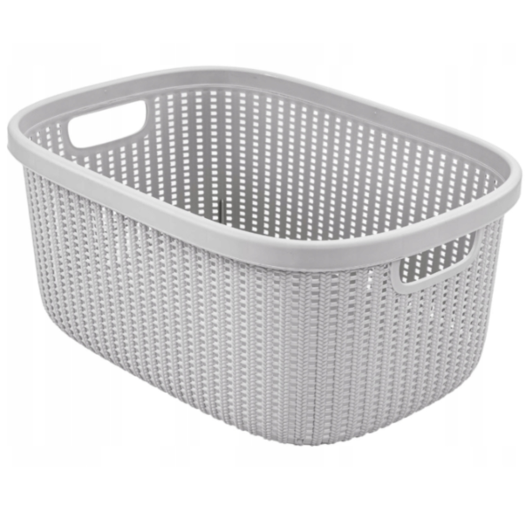 Keeeper wasmand Bosse grijs 52 cm 32L