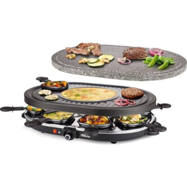 Princess gourmetstel raclette steengrill 1200 watt