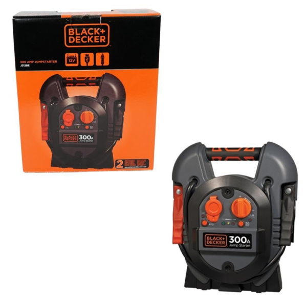 Black+ Decker Jumpstarter 300 AMP zwart 28 cm