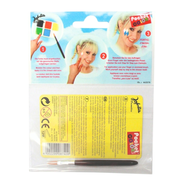 Jofrika Cosmetics Schmink-Komplettpalette 6 Farben