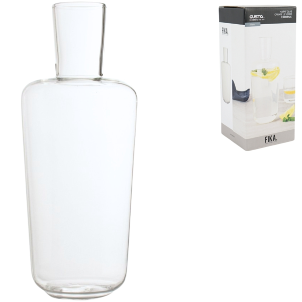 Gusta glazen karaf Fika 1L