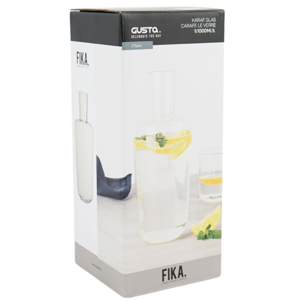 Gusta glazen karaf Fika 1L