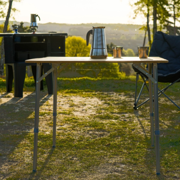 Fjordsen Campingtafel Njörd bamboe 100 cm