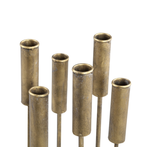 PTMD kandelaar Baddu goudkleurig 37 cm