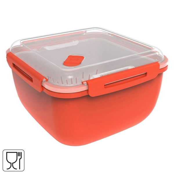 Rotho magnetrondoos/stomer rood 2,5 L